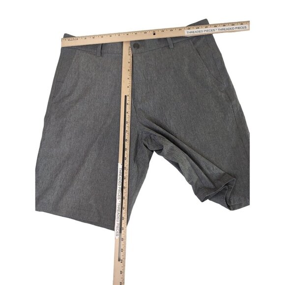 Crivit Golf Shorts Mens 36 Gray Athleisure Casual Flat Front Stretch‎ Pockets - Picture 8 of 8